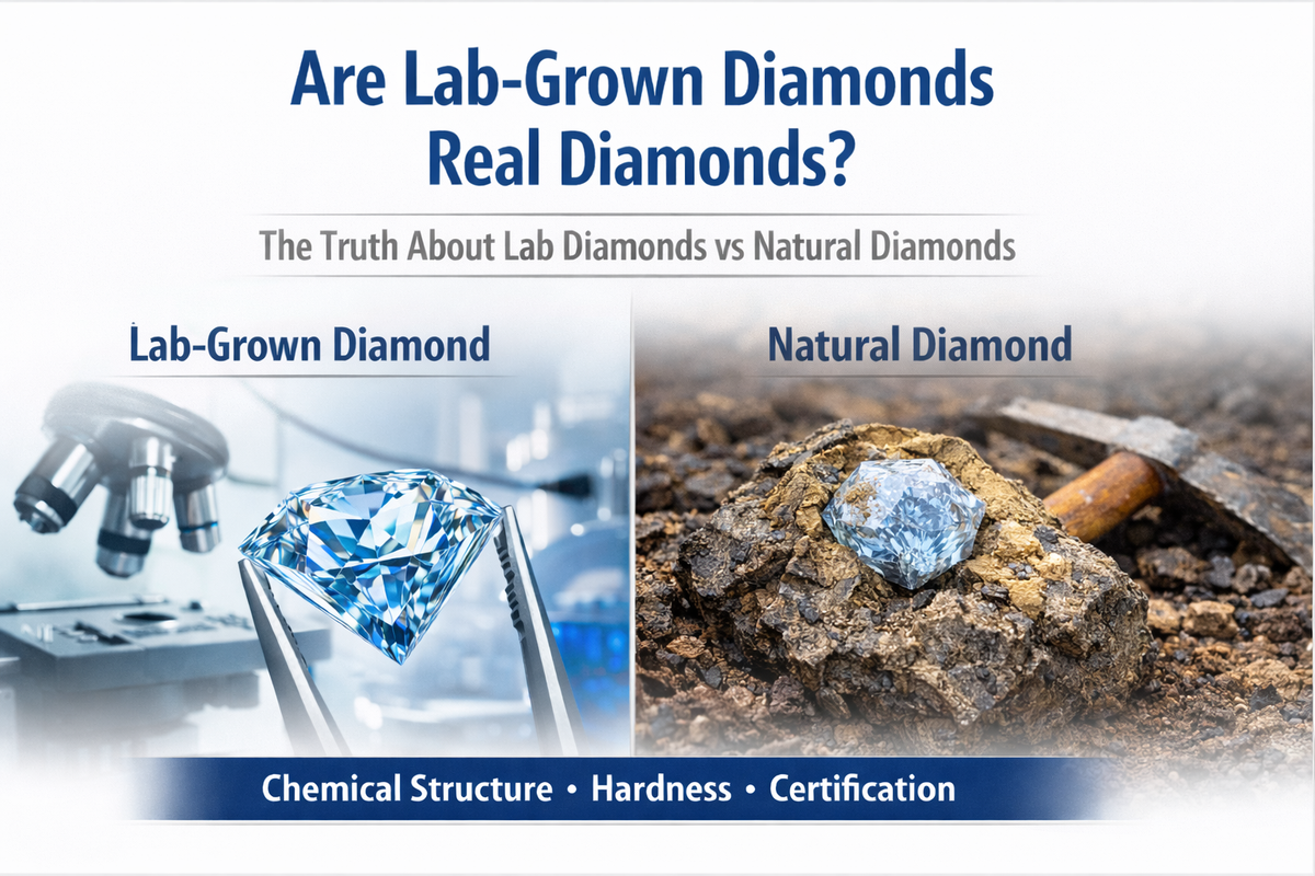 Are Lab Grown Diamonds Real Diamonds???