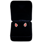18KT White Gold Pink Diamond Pear Cut Earrings 1.32ctw